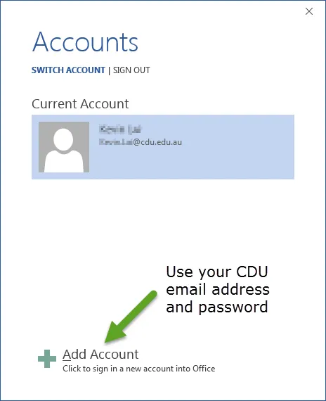 Add account
