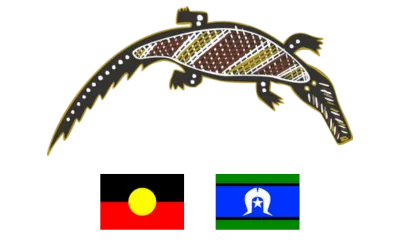 Larrakia Crocodile & Aboriginal and Torres Strait Islander Flags