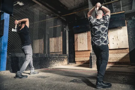 Axe-throwing movement is under the microscope to understand how the body moves during three professional axe-throwing techniques.