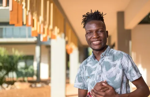 CDU student smiling